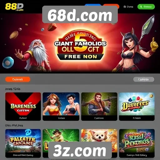 68d.com apresenta nova plataforma de jogos online