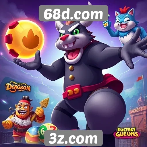 Análise da diversidade de jogos no site 68d.com