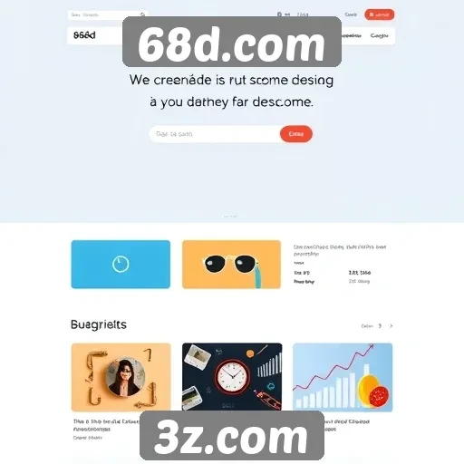 Usabilidade e design do site 68d.com