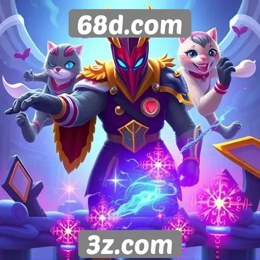 Explore a variedade de jogos disponíveis em 68d.com